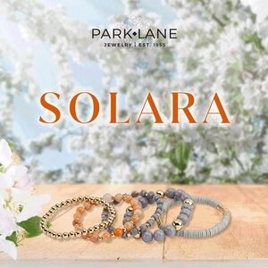Park Lane Solara Bracelet Set - Gold and Orange